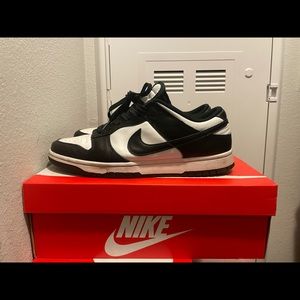 Nike Dunk Low white and black